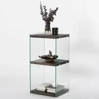 Стеллаж Trendy Aqua 2 80 x 40 x 35см cm / ЛДСП / Anthracite photo 4