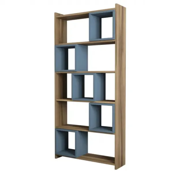 Etajeră Trendy Box 170 x 80 x 22 cm / PAL / Walnut photo 1