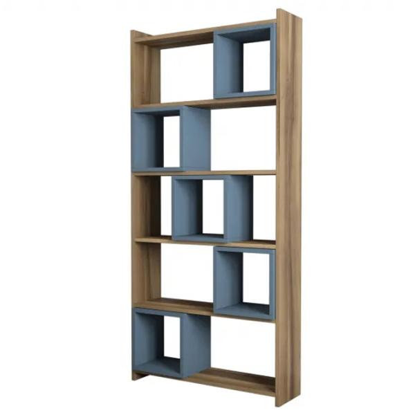 Etajeră Trendy Box 170 x 80 x 22 cm / PAL / Walnut photo 1