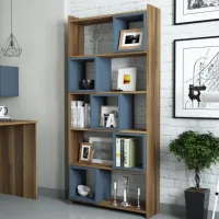 Стеллаж Trendy Box 170 x 80 x 22см cm / ЛДСП / Oреховый photo 3