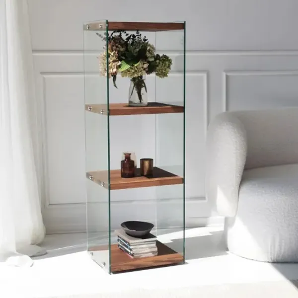 Etajeră Trendy Aqua 3 120 x 40 x 35 cm / PAL / Transparent photo 3