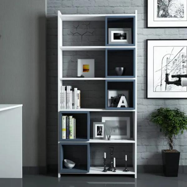 Etajeră Trendy Box 170 x 80 x 22 cm / PAL / White photo 2