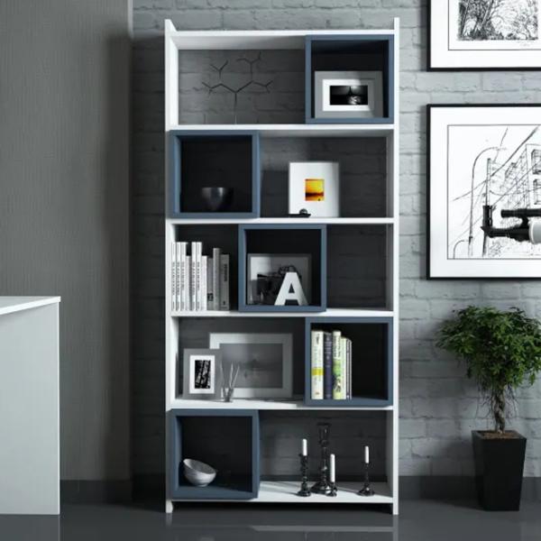 Etajeră Trendy Box 170 x 80 x 22 cm / PAL / White photo 5