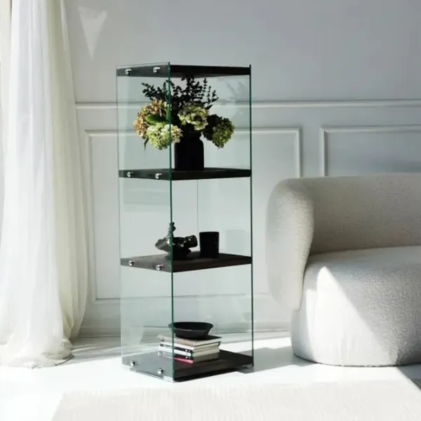 Etajeră Trendy Aqua 3 120 x 40 x 35 cm / PAL / Transparent photo 2