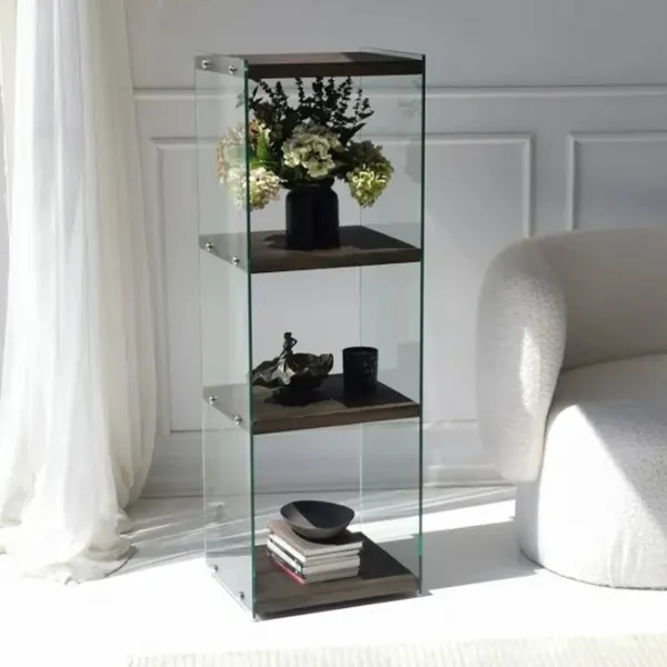 Etajeră Trendy Aqua 3 120 x 40 x 35 cm / PAL / Transparent photo 3