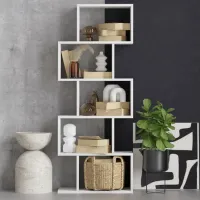 Etajeră Trendy Meric 150 x 60 x 30 cm / PAL / White photo 3