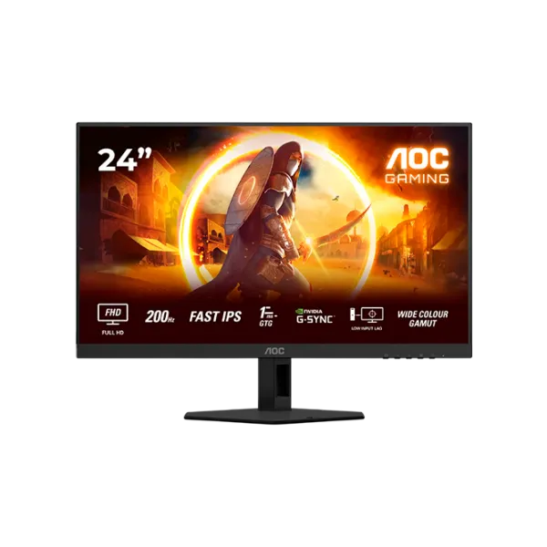 Монитор AOC 24G4HRE 23.8" Full HD 200 Гц / 0.5 мс / Черный photo 1