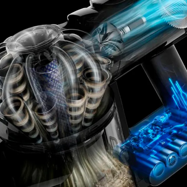 Вертикальный пылесос Dyson V8 Cyclone 465 Вт / Черный Синий photo 5