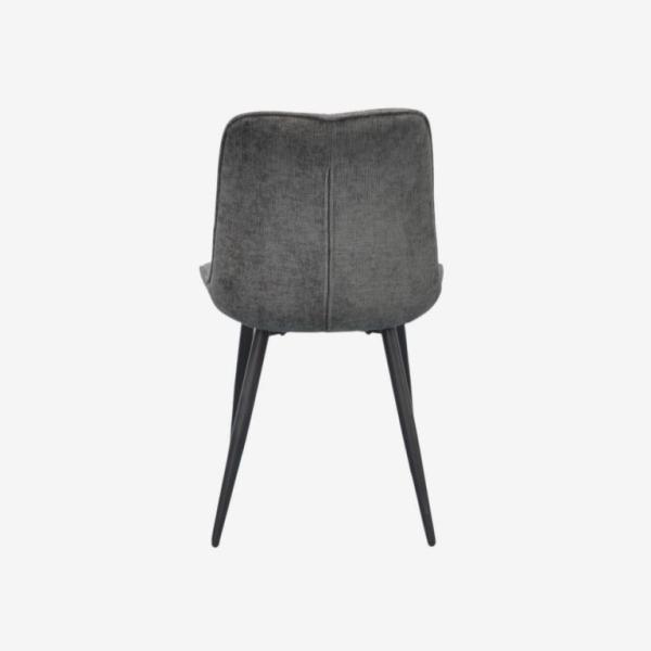 Set masă și scaune Evelin DT 404-6B + 3 YTC-055B Rotundă / PAL / Dark Gray photo 5