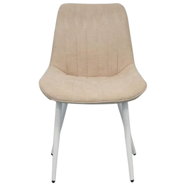 Обеденные стол со стульями Evelin DT 431-1R Wh + 4 YTC-055Wh Прямоугольная / ДСП / Light Beige photo 3