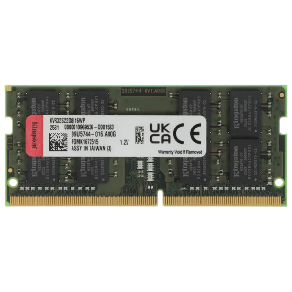 Memorie RAM Kingston ValueRam KVR32S22D8/16WP SO-DIMM / DDR4 / 16 GB photo 1
