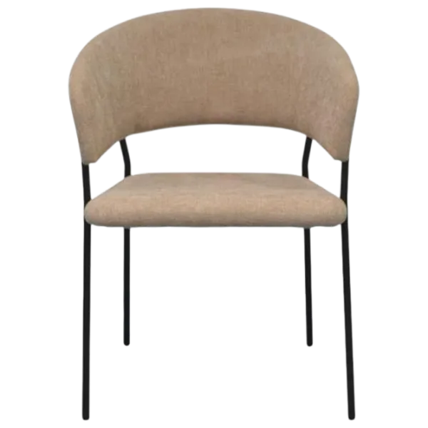 Обеденные стол со стульями Evelin 433-4B + 4 YTC-097B Прямоугольная / ДСП / Light Beige photo 5