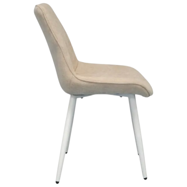 Set masă și scaune Evelin DT 433-3Wh + 4 YTC-055Wh Dreptunghiulară / PAL / Light Beige photo 3