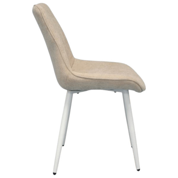 Set masă și scaune Evelin DT 433-3Wh + 4 YTC-055Wh Dreptunghiulară / PAL / Light Beige photo 3