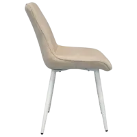 Set masă și scaune Evelin DT 433-3Wh + 4 YTC-055Wh Dreptunghiulară / PAL / Light Beige photo 3