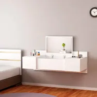 Masă de toaletă Trendy Zakkum PAL melaminat / White photo 2