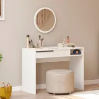 Masă de toaletă Trendy ON18-W Lemn / White photo 2