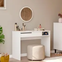 Masă de toaletă Trendy ON18-W Lemn / White photo 3