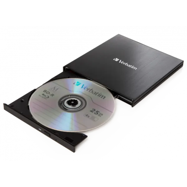 Unitate optică Verbatim External Slimline microUSB / Black photo 1