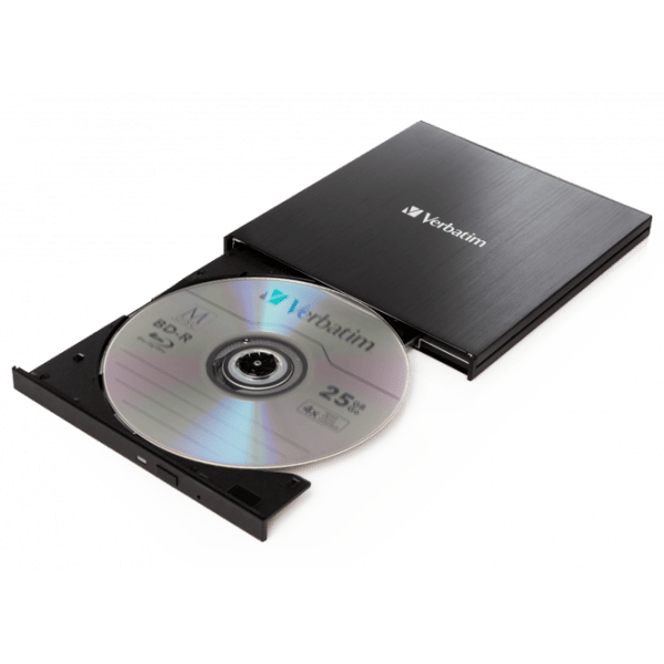 Unitate optică Verbatim External Slimline microUSB / Black photo 1