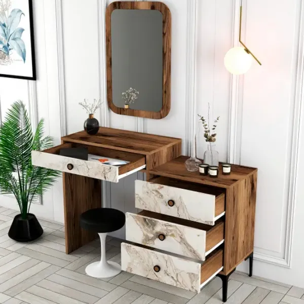 Masă de toaletă Trendy Lizbon 54 PAL / Brown photo 4