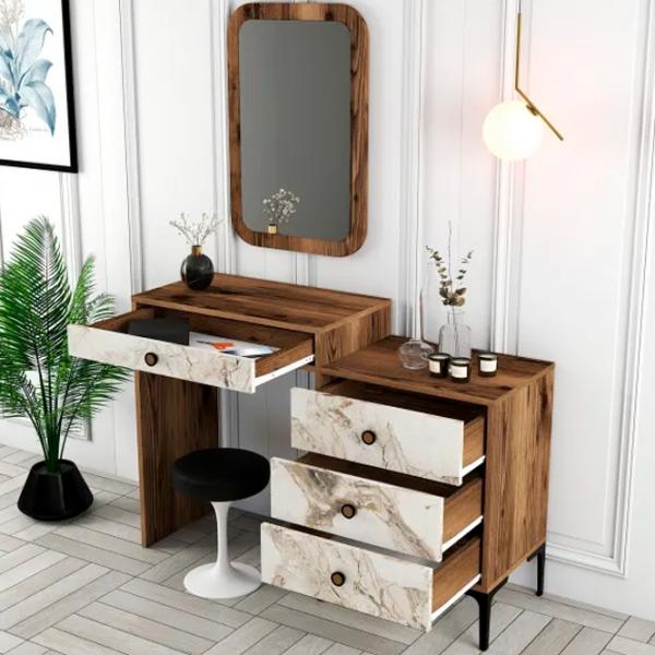 Masă de toaletă Trendy Lizbon 54 PAL / Brown photo 4
