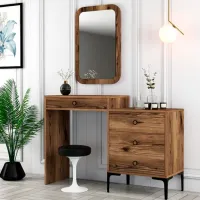 Masă de toaletă Trendy Lizbon 54 PAL / Brown photo 3