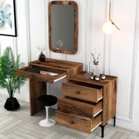 Masă de toaletă Trendy Lizbon 54 PAL / Brown photo 4