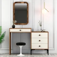 Masă de toaletă Trendy Lizbon 54 PAL / Brown photo 2