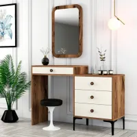 Masă de toaletă Trendy Lizbon 54 PAL / Brown photo 3