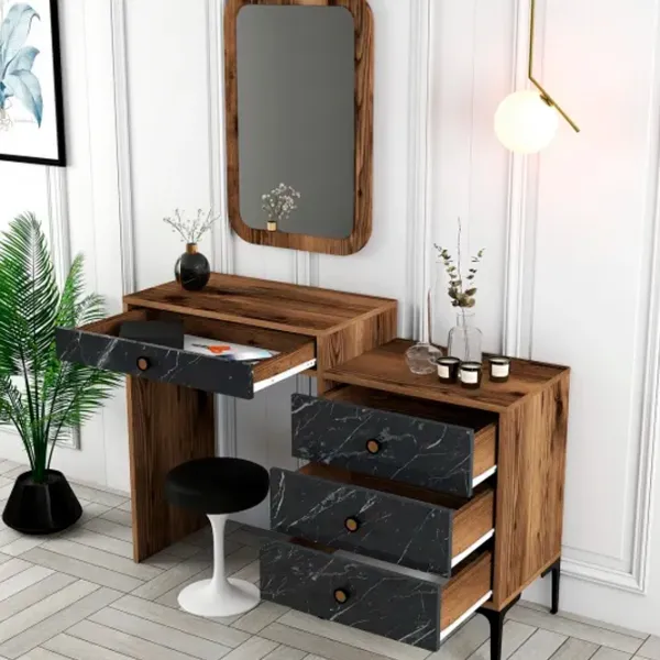 Masă de toaletă Trendy Lizbon 54 PAL / Brown photo 3