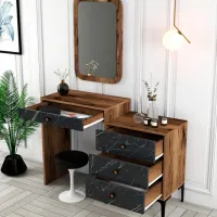 Masă de toaletă Trendy Lizbon 54 PAL / Brown photo 3