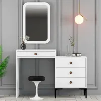 Туалетный столик Trendy Lizbon 54 ЛДСП / White photo 2