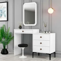 Туалетный столик Trendy Lizbon 54 ЛДСП / White photo 3