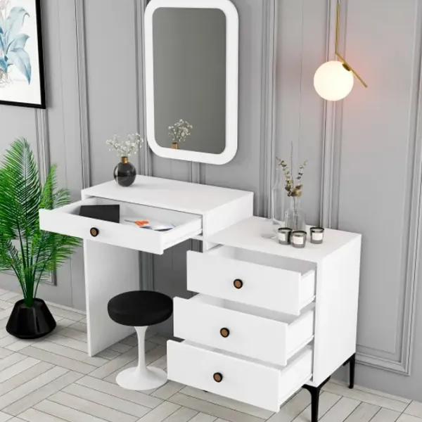 Туалетный столик Trendy Lizbon 54 ЛДСП / White photo 4