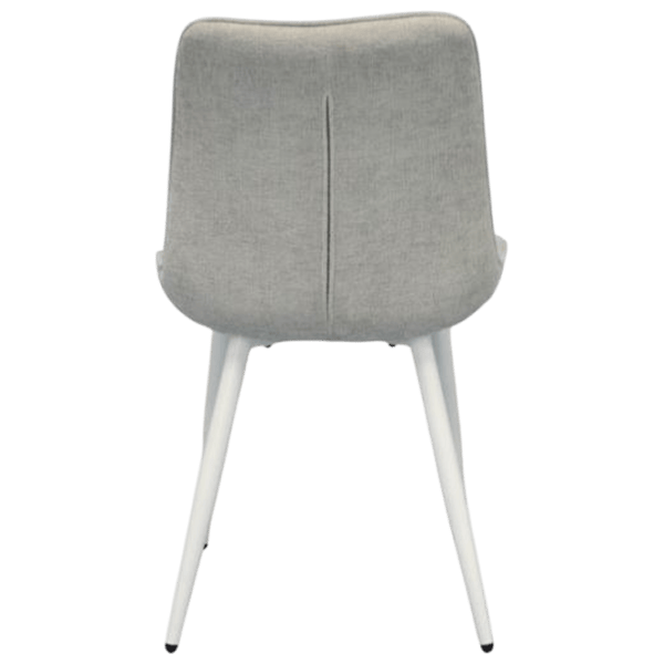 Set masă și scaune Evelin DT 404-5Wh + 3 YTC-055Wh Rotundă / PAL / Light Gray photo 6