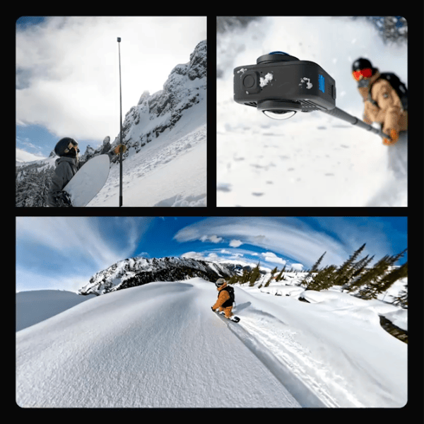 Cameră action GoPro MAX 2 Gen 2 16.60 MP / 1600 mAh / Black photo 10