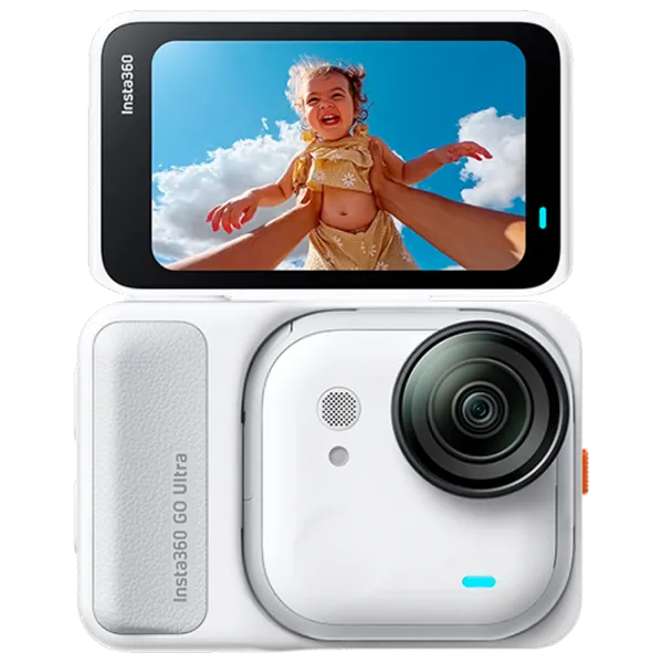 Экшн-камера Insta360 GO Ultra Standard Bundle 50 МП / 1450 мАч / Arctic White photo 1