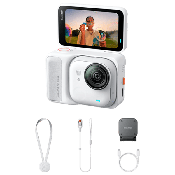Экшн-камера Insta360 GO Ultra Standard Bundle 50 МП / 1450 мАч / Arctic White photo 6