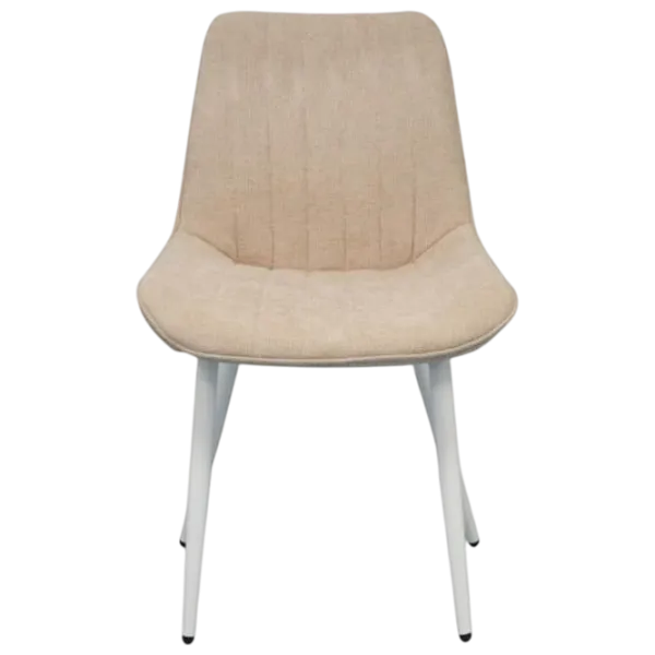 Set masă și scaune Evelin DT 404-5Wh + 3 YTC-055Wh Rotundă / PAL / Light Beige photo 4
