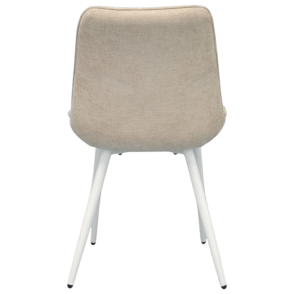 Set masă și scaune Evelin DT 404-5Wh + 3 YTC-055Wh Rotundă / PAL / Light Beige photo 6