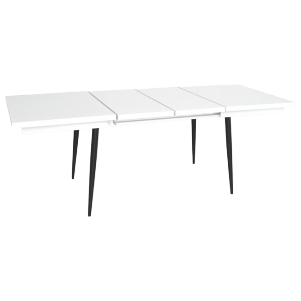 Обеденные стол со стульями Evelin DT 433-3B + 6 YTC-055B Прямоугольная / ДСП / Тёмно-серый photo 4