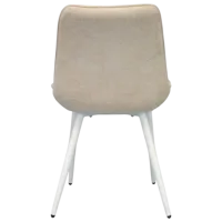 Обеденные стол со стульями Evelin DT 405-4Wh + 4 YTC-055Wh Прямоугольная / ДСП / Light Beige photo 6