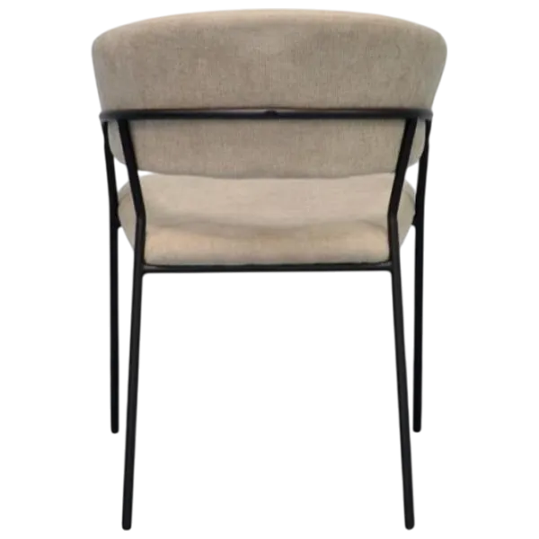 Обеденные стол со стульями Evelin DT 404-2B + 3 YTC-097B Круглая / ДСП / Light Beige photo 6