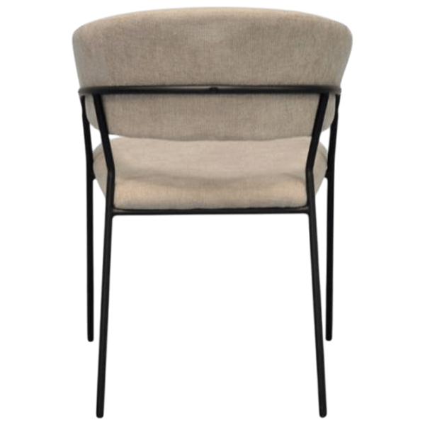 Обеденные стол со стульями Evelin DT 404-2B + 3 YTC-097B Круглая / ДСП / Light Beige photo 6