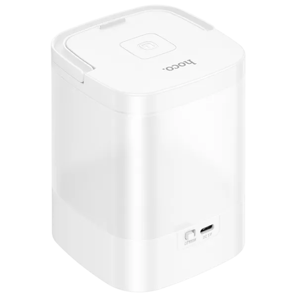 Lampă LED Hoco Smart Clock Night Light White photo 3