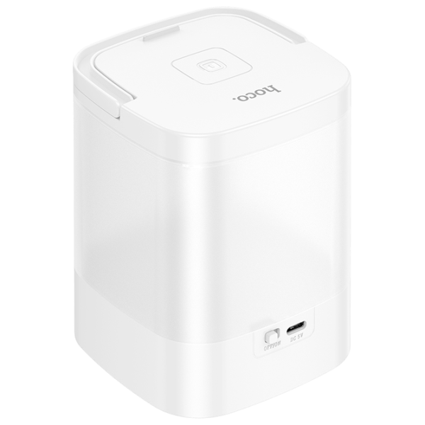 Lampă LED Hoco Smart Clock Night Light White photo 3