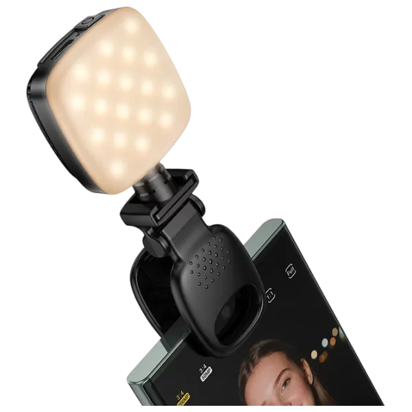 Lampă LED Hoco Beauty Mini Fill Black photo 5