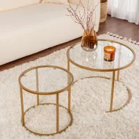 Set măsuțe de cafea Trendy Tokyo GTR006182 Gold photo 4