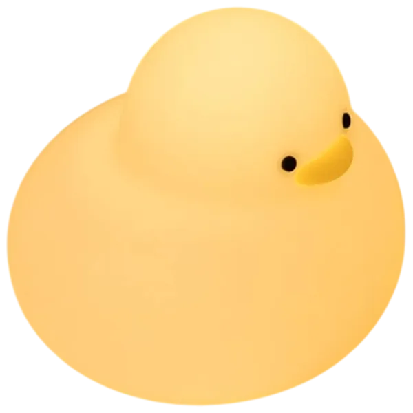 Ночник Hoco Silicone Lamp Duck Белый photo 2